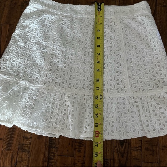 Pins And Needles Skirt Size 8 Urban Outfitters Floral Mini Skirt  Lace Lined - Picture 9 of 12